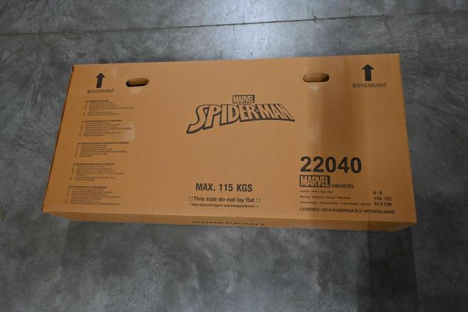 Spider-Man - Vélo enfant - Garçons - 20 pouces - Noir mat