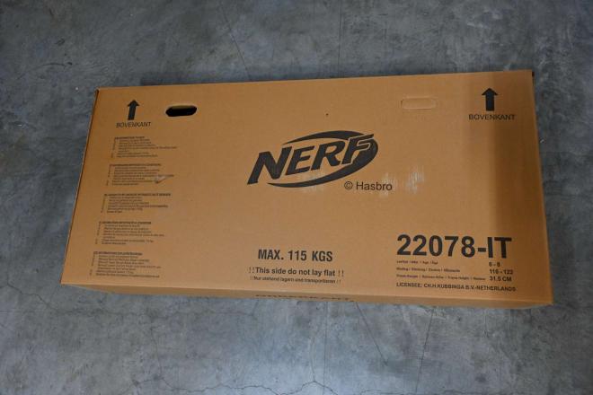 NERF Vélo enfant - Garçons - 20 pouces - Bleu satiné - 6 vitesses