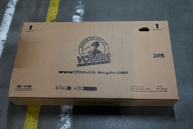 Volare Sportivo Vélo enfant - Garçons - 24 pouces - Noir Vert - Freins à deux mains