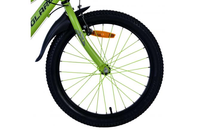 Vélo enfant Volare Rocky - 20 pouces - 7 vitesses - Vert/Gris