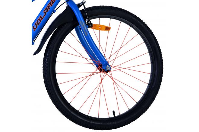 Vélo enfant Volare Rocky - 24 pouces - Bleu - Shimano Nexus 3 vitesses