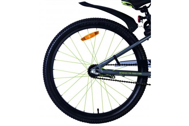 Vélo enfant Volare Rocky - 24 pouces - Vert - Shimano Nexus 3 vitesses