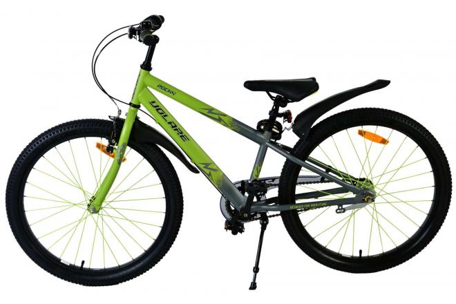 Vélo enfant Volare Rocky - 24 pouces - Vert - Shimano Nexus 3 vitesses