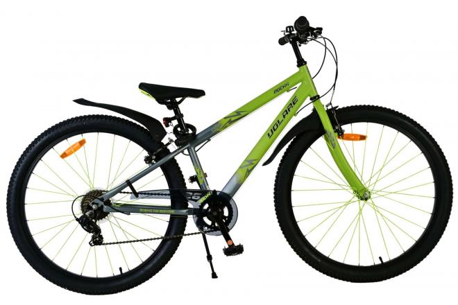 Vélo enfant Volare Rocky - 26 pouces - Vert - 7 vitesses - Freins à deux mains