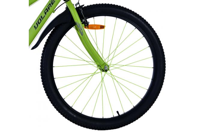 Vélo enfant Volare Rocky - 26 pouces - Vert - 7 vitesses - Freins à deux mains