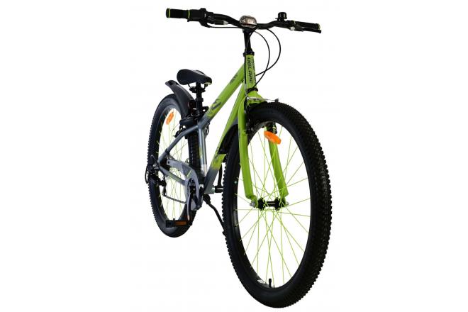 Vélo enfant Volare Rocky - 26 pouces - Vert - 7 vitesses - Freins à deux mains