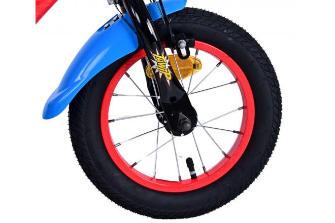 Vélo pour enfants Ultimate Spider-Man - Garçons - 12 pouces - Bleu/Rouge - Freins à deux mains