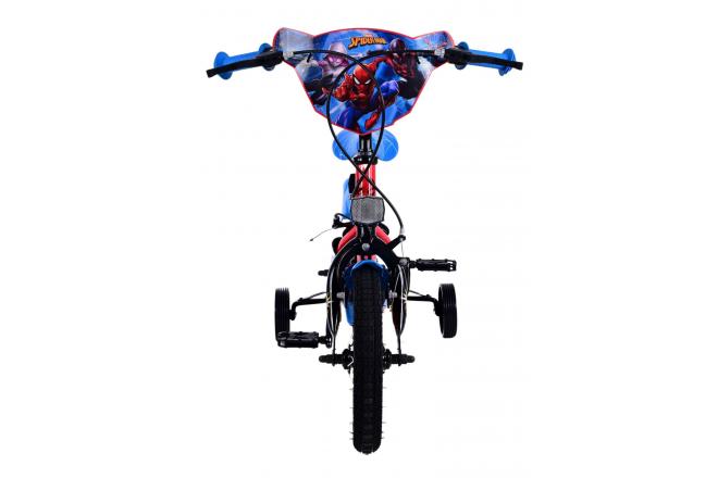 Vélo pour enfants Ultimate Spider-Man - Garçons - 12 pouces - Bleu/Rouge - Freins à deux mains