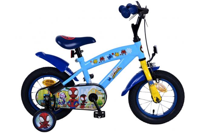 Vélo enfant Spidey - garçon - 12 pouces - Bleu