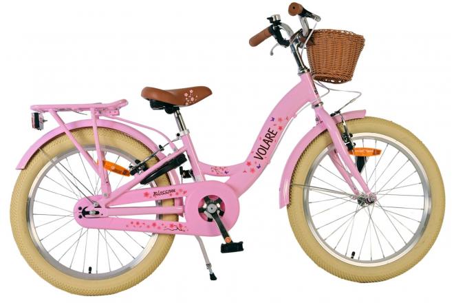 Volare Blossom Vélo enfant - Filles - 20 pouces - Rose - Freins à deux mains