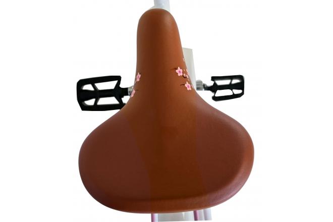 Vélo enfant Volare Blossom - Filles - 26 pouces - Blanc