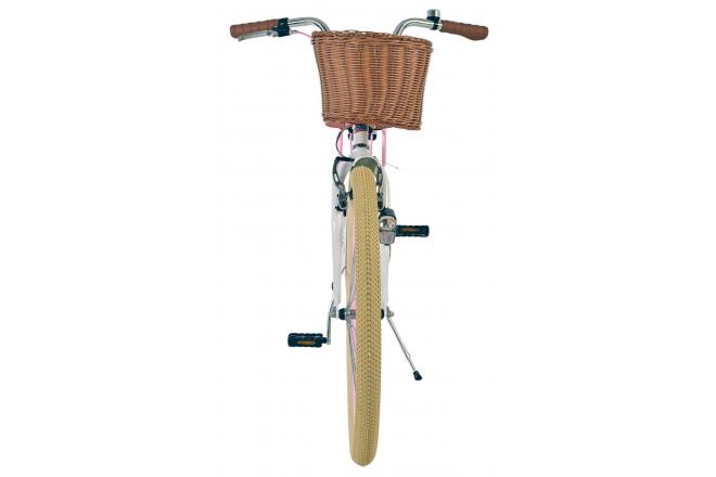 Vélo enfant Volare Blossom - Filles - 26 pouces - Blanc