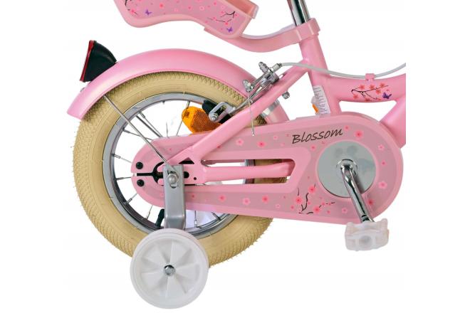 Volare Blossom Vélo enfant - Filles - 12 pouces - Rose - Freins à deux mains [CLONE]