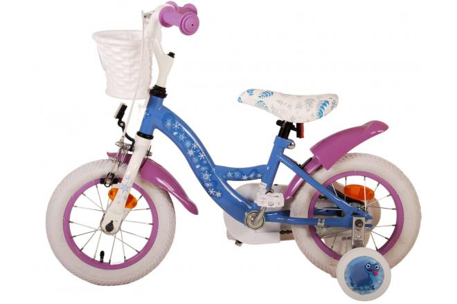 Vélo enfant Disney La reine des neiges 2 - fille - 12 po - bleu/mauve - assemblé à 95% [CLONE]
