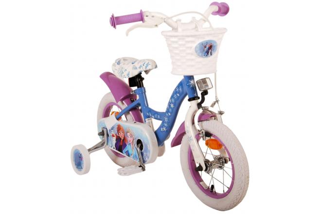 Vélo enfant Disney La reine des neiges 2 - fille - 12 po - bleu/mauve - assemblé à 95% [CLONE]