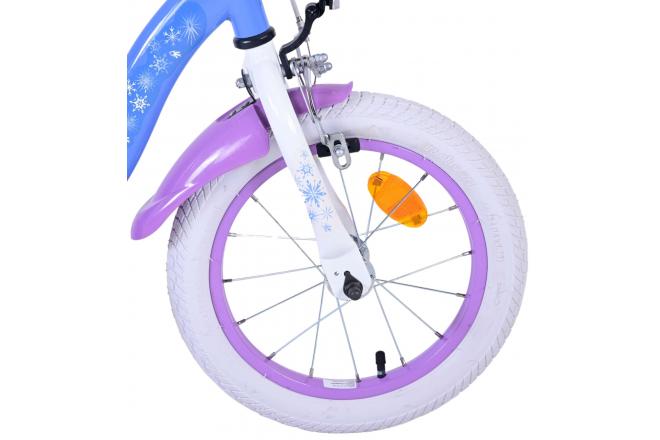 Vélo enfant Disney La reine des neiges 2 - fille - 14 po - bleu/mauve