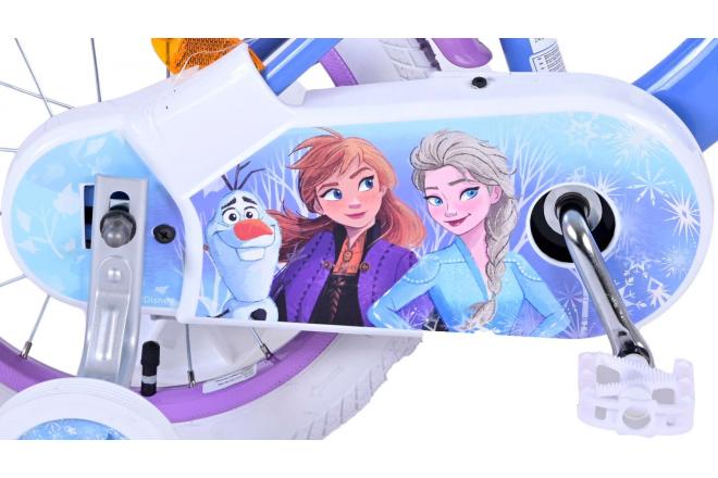 Vélo enfant Disney La reine des neiges 2 - fille - 14 po - bleu/mauve
