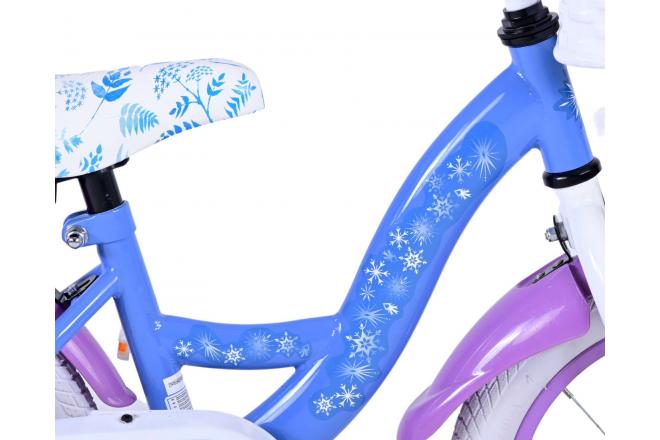Vélo enfant Disney La reine des neiges 2 - fille - 14 po - bleu/mauve