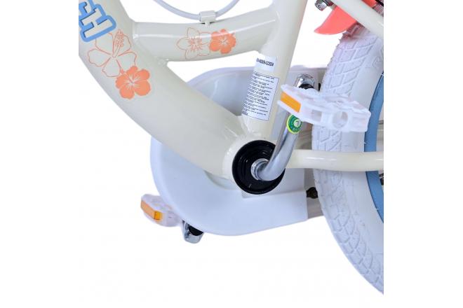 Vélo enfant Disney Stitch - Filles - 14 pouces - Bleu corail crème - Freins à deux mains [CLONE]