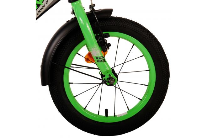 Vélo pour enfants Volare Thombike - garçons - 14 pouces - Noir Vert [CLONE]