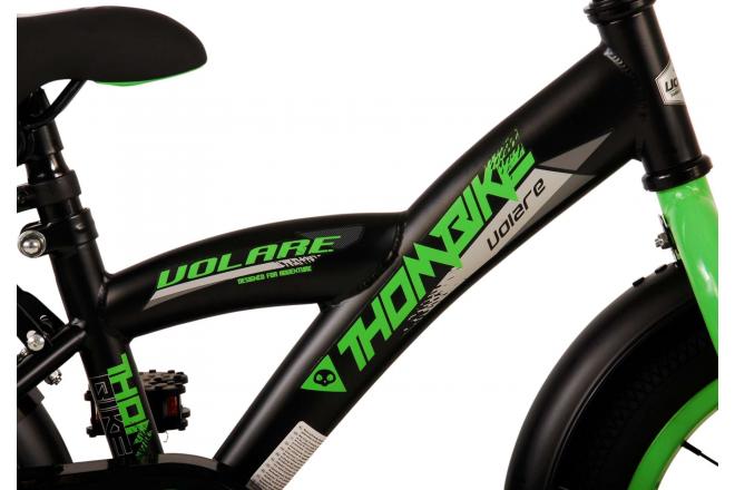 Vélo pour enfants Volare Thombike - garçons - 14 pouces - Noir Vert [CLONE]