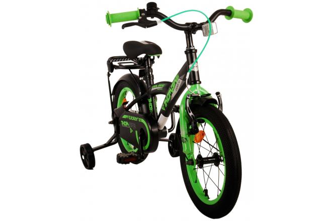 Vélo pour enfants Volare Thombike - garçons - 14 pouces - Noir Vert [CLONE]