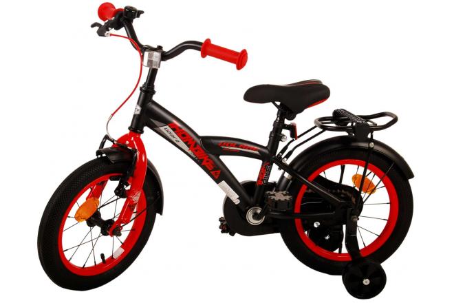 Volare Thombike Vélo pour enfants - Garçons - 14 pouces - Noir Rouge [CLONE]