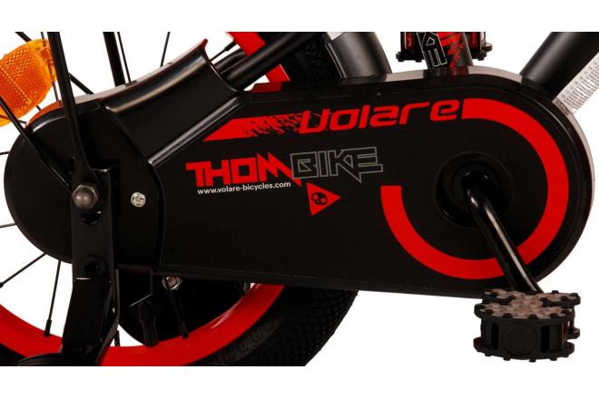 Volare Thombike Vélo pour enfants - Garçons - 14 pouces - Noir Rouge [CLONE]