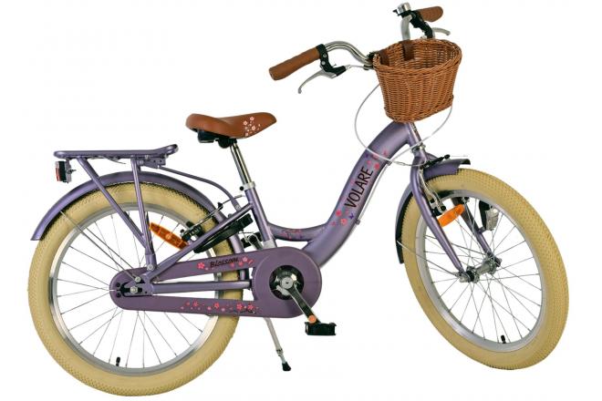 Volare Blossom Vélo enfant - Filles - 20 pouces - Violet - Deux freins à main