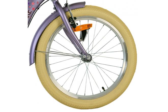 Vélo enfant Volare Blossom - Filles - 20 pouces - Violet - Nexus 3 vitesses