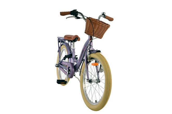 Vélo enfant Volare Blossom - Filles - 20 pouces - Violet - Nexus 3 vitesses