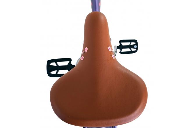 Vélo enfant Volare Blossom - Filles - 24 pouces - Violet
