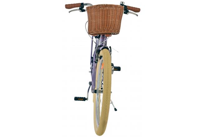 Volare Blossom Vélo d'enfant - Filles - 24 pouces - Violet - Deux freins à main