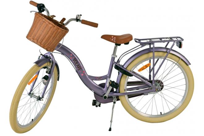 Volare Blossom Vélo enfant - Filles - 24 pouces - Violet - 3 vitesses
