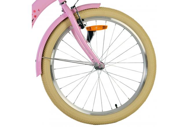 Vélo enfant Volare Blossom - Filles - 24 pouces - Rose