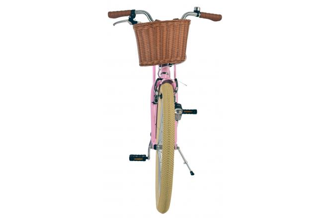 Vélo enfant Volare Blossom - Filles - 24 pouces - Rose