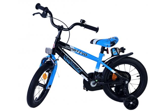 Volare Sportivo Vélo enfant - garçon - 14 pouces - Bleu Noir [CLONE]