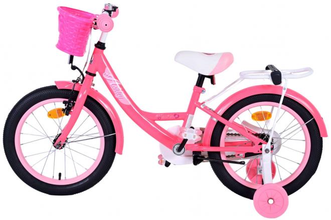 Volare Ashley Vélo pour enfants - Filles - 16 pouces - Rose/Rouge [CLONE]