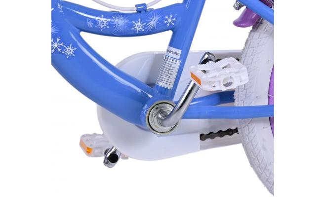 Disney Frozen 2 Kinderfiets - Meisjes - 12 inch - Blauw/Paars - Twee handremmen