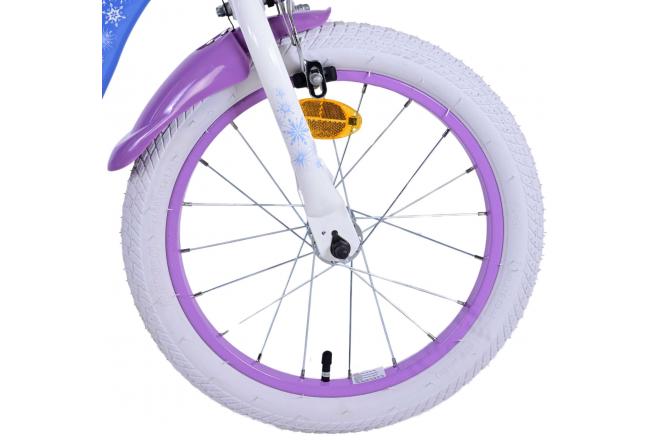 Disney Frozen 2 Kinderfiets - Meisjes - 12 inch - Blauw/Paars - Twee handremmen
