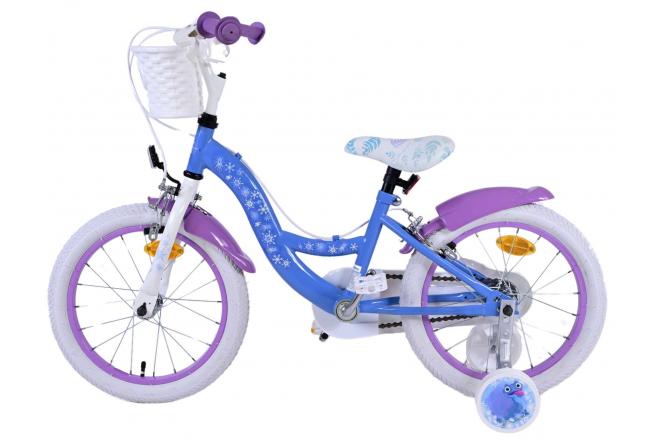 Disney Frozen 2 Kinderfiets - Meisjes - 12 inch - Blauw/Paars - Twee handremmen