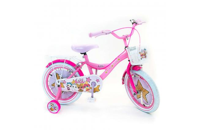 Vélo pour enfants Dolls 16 pouces avec deux freins à main