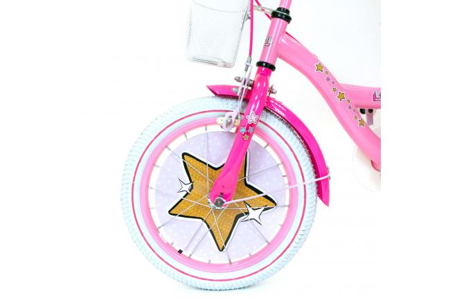 Vélo pour enfants Dolls 16 pouces avec deux freins à main