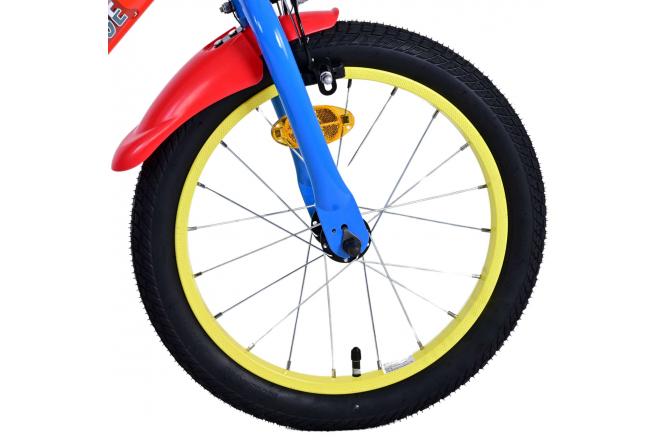Vélo enfant Paw Patrol - Garçons - 16 pouces - Rouge - Freins à deux mains