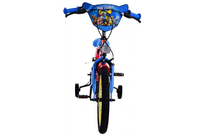 Vélo enfant Paw Patrol - Garçons - 16 pouces - Rouge - Freins à deux mains