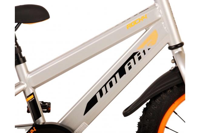 Volare Rocky Vélo pour enfants - Garçons - 16 pouces - Gris