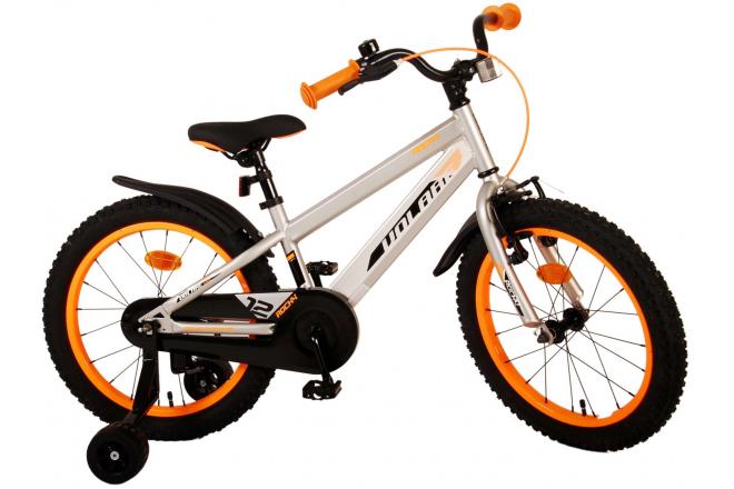 Volare Rocky Vélo pour enfants - Garçons - 18 pouces - Gris