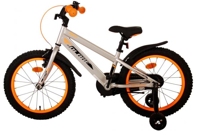 Volare Rocky Vélo pour enfants - Garçons - 18 pouces - Gris