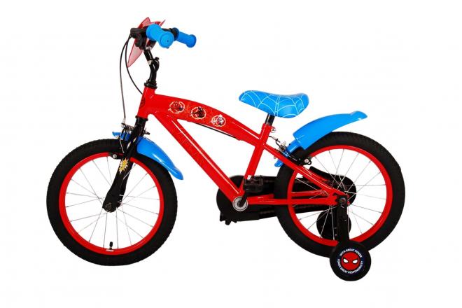Vélo pour enfants Ultimate Spider-Man - Garçons - 16 pouces - Bleu/Rouge - Deux freins à main