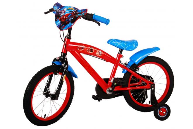Vélo pour enfants Ultimate Spider-Man - Garçons - 16 pouces - Bleu/Rouge - Deux freins à main